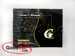 Kirby G6 manual